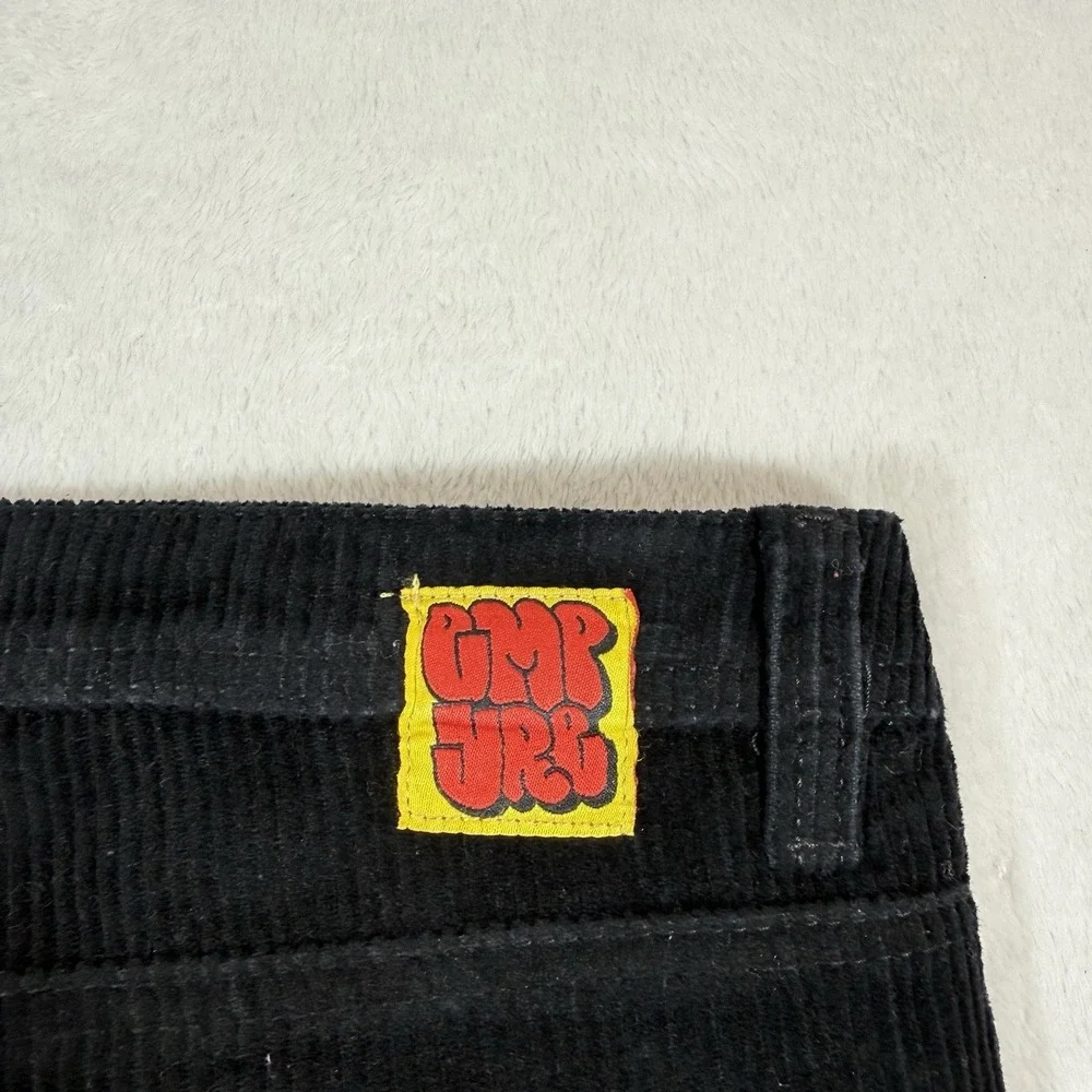 Empyre Pants Mens 34 Black Corduroy Relaxed Fit Loose Baggy Skate‎ Fit Y2K 90s
